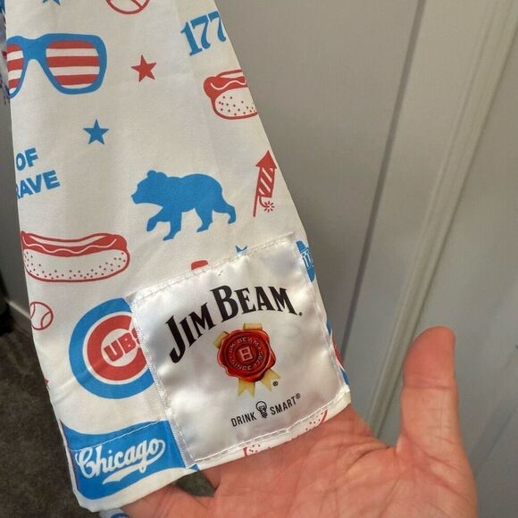 2024 Chicago Cubs 4th of July Hawaiian Shirt XXL SGA - Picture 4 of 8